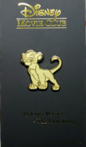 *Simba Disney Movie Club Pin Lapel VIP Anniversary Gold Tone Exclusive NEW - $20.99