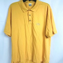 Columbia Polo Golf Shirt Size XL 100% Cotton Orange Fish Outdoors Mens - $15.83