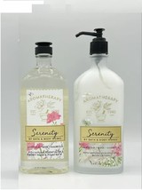 Bath &amp; Body Works Aromatherapy Serenity 2 Pc Set - Lotion &amp; Wash - Marig... - £30.53 GBP