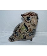 Vintage Mexican Owl Studio Pottery Figurine Signed Tonala Jal Handpainte... - $133.25 CAD