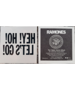  Lot of 2 RAMONES Hey! Ho! Let&#39;s go 2&quot; x 2&quot; clear stickers, new - $5.95
