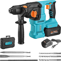 Plus Brushless Rotary Hammer Drill with Safety Clutch, 4.0Ah Lithium-Ion Battery - £162.24 GBP