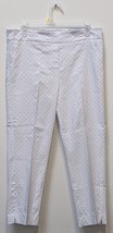 Penmans Women&#39;s Capri Pants, White With Polka Dot Print, Size 12, New w/... - $18.82