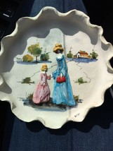 Fontana Mothers Day Gift Plate &#39;73 Hand Painted Made In Italy Limited Number - £15.44 GBP