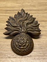WWI Royal Fusiliers Officer&#39;s Cap Hat Badge Bronze World War 1 Military ... - $123.75