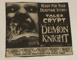 Tales From The Crypt Demon Knight Vintage Movie Print Ad Bills Zane TPA10 - £4.75 GBP