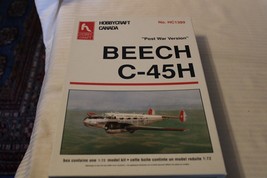 1/72 Scale Hobby Craft, Beech C-45H Airplane Model Kit #HC1389  BN Open Box - $95.00