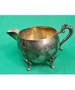 Vintage Silver Plated Creamer Cup 3&quot; Tall Unbranded Needs Cleaning - $280.02 MXN