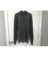 Nautica 1/4 Zip RIb Stitch Pullover Sweater SZ Large Mock Neck Logo Patc... - $166.47 MXN