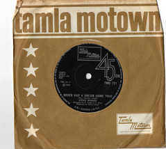 STEVIE WONDER Never Had A Dream Come True 1970 UK Single Tamla Motown-
show o... - £4.73 GBP