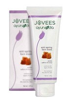 Jovees Ayurveda Sandal, Saffron &amp; Honey Anti Ageing Face Mask,  120g E361 - £11.86 GBP