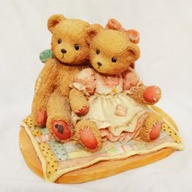 Cherished Teddies Nathaniel Nellie 1991 Enesco P Hillman 950513 Nice with You 3&quot; - £20.77 GBP