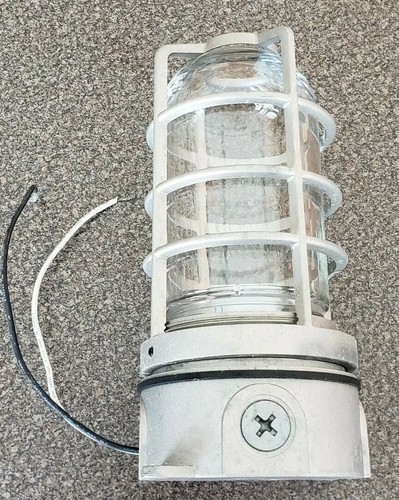 Industrial Light Gray Outdoor Weather Tight Flushmount Light Fixture - $60.00