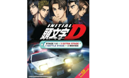 Dvd Initial D Stage 1-6+3 Extra Stage+3 Battle Stage+3 Movies Bonus Cd Eng Dub - £31.89 GBP