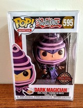 Funko POP Dark Magician 595 Figure Yu-Gi-Oh! RARE Special Edition with Protector - $77.02