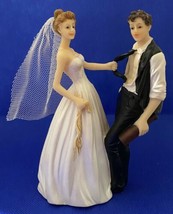 6” Wedding Party Reception - Drunk Groom Polyresin Cake Topper Funny New... - $21.25