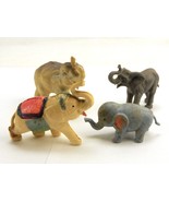 Random Lot of 4 Plastic Elephant Figures, Asst. Sizes/Colors, Zoo Toys, ... - €8,40 EUR