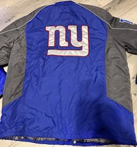 New York Giants Embroidered NFL Team Shop Winter Jacket- No Hood- Size XL - £19.32 GBP
