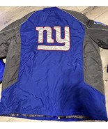 New York Giants Embroidered NFL Team Shop Winter Jacket- No Hood- Size XL - £19.16 GBP