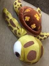 Finding Nemo Squirt Turtle 14&quot; Stuffed Beanbag Plush - Disney Store  - £10.27 GBP