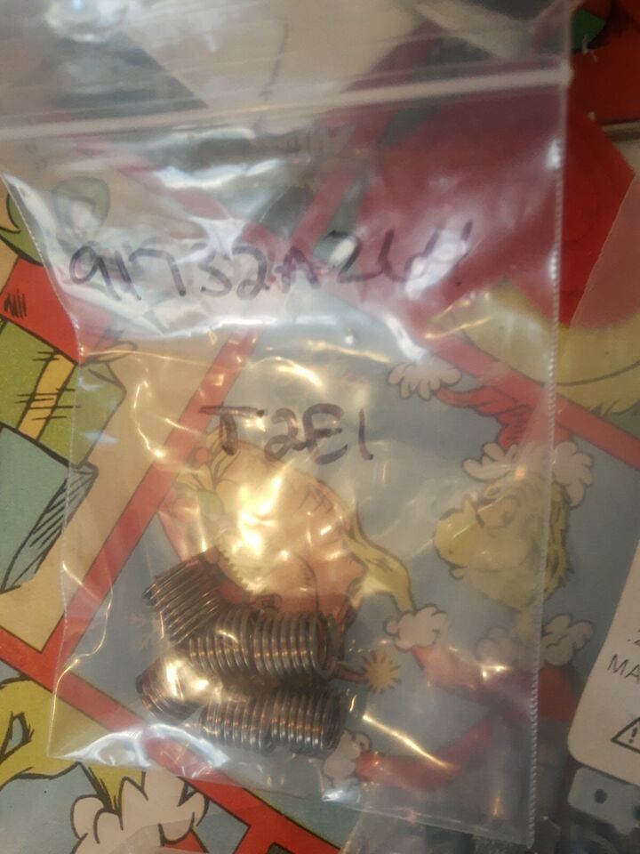 NEW LOT of 6 Rare Heli-Coil Helical Threaded Wire Inserts 10.35mm 9.8  9... - $15.19