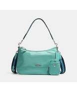 COACH CA205 Ellis Shoulder Bag Silver Blue Green Multi NWT - £111.05 GBP