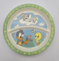 Looney Tunes Baby Plate Bowl Set Zak Designs 1998 Daffy Tweety Bugs Bunn... - $142.59 MXN