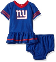 NFL New York Giants Infant Dazzle Dress &amp; Panty Size 3 Month Youth Gerber - £18.83 GBP