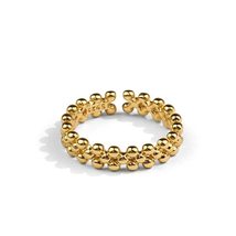 Dot Bead Rings For Women Minimalist Gold Silver Color Ring Geometric Bea... - $25.00