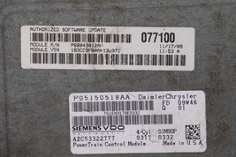 Dodge Chrysler Engine Control Unit Module ECU ECM 68044009AB image 2