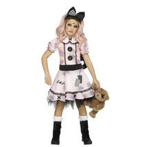 Halloween Girls&#39; Wind-Up Doll Costume Set, Fun World, Size Girls Medium ... - $24.99
