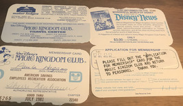 1980 Walt Disney’s Kingdom Club Membership Card - $11.30