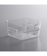 Carlisle 2Qt Clear SqPolycarbonate Food Storage Container w/Green Grad S... - £48.01 GBP