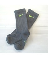 Nike Boys Everyday Cushioned Crew Socks - SX6955 - Dark Gray - Size M - NEW - £3.94 GBP