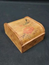 Occupied Japan OLD Traditional Wooden Sliding Lid Box : Hakone Yosegi Zaiku - $46.50