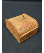 Occupied Japan OLD Traditional Wooden Sliding Lid Box : Hakone Yosegi Zaiku - $46.50