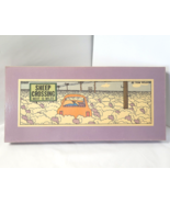 Ziggy Framed Art Vtg Tom Wilson Comic 1989 Sheep Crossing Farming Herd M... - $626.03 MXN