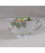 Vintage Hand Painted Yellow Rose Gold Trim Porcelain Teacup Japan - €12,87 EUR