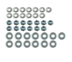 1953-1957 Corvette Nut And Washer Set Grille Oval Molding 39 Pieces - $15.79
