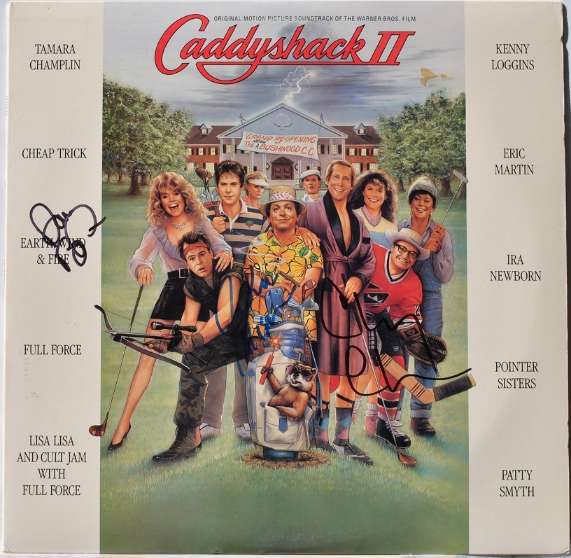 CADDYSHACK CAST SIGNED ALBUM X3 - Chevy Chase, Dan Aykroyd, Jackie Mason... - $329.00