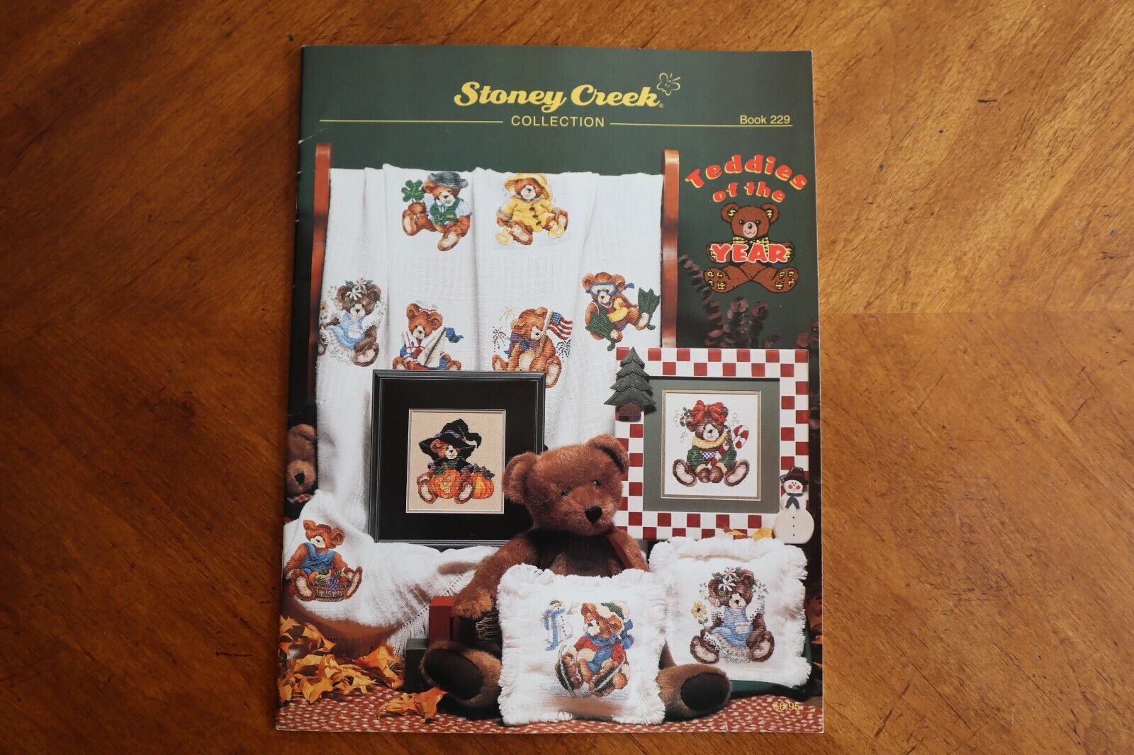 Stony Creek Collection "Teddies of the Year" Counted Cross Stitch Book 229- 1999 - $8.55