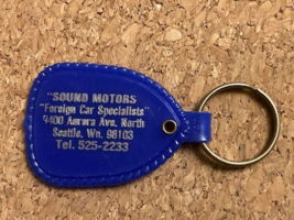 Vintage Sound Motors Foreign Car Dealer Seattle WA Keychain Collectible - $124.05 MXN