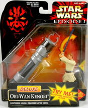 Star Wars The Phantom Menace Deluxe Obi Wan Kenobi - £7.98 GBP