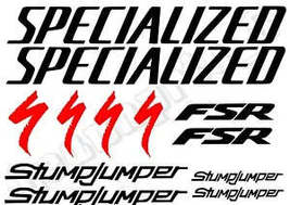 SPECIALIZED Cycling Stickers Decals Bike Frame Fork MTB Road *Choice Of Colours* - £11.98 GBP