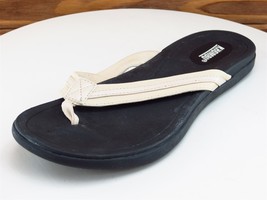 Khombu Size 8 M Women Sandal Flip Flop Beige Synthetic - £15.82 GBP