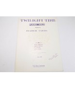 VINTAGE SHEET MUSIC SCORE 1944 TWILIGHT TIME PIANO SOLOS by Frankie Carle - $12.17 CAD