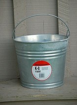 NEW Brinkmann 8 Qt. Galvanized Bucket Steampunk Art Water Lawn Garden Flower Pot - £23.87 GBP