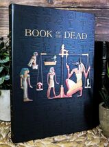 Egyptian Book Of The Dead Anubis With Scales Embossed Blank Page Journal... - $20.49