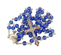 Christian Brands Acrylic Prayer Bead Rosary with Adoring 20 - £31.76 GBP