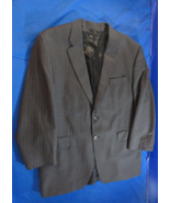 2 BUTTON DESIGNER RALPH LAUREN GRAY WITH PINSTRIPES SUIT JACKET 39R / 39... - $703.90 MXN